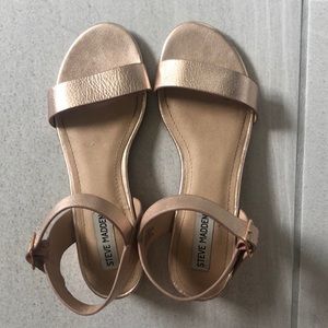 Rose Gold Steve Madden Sandals